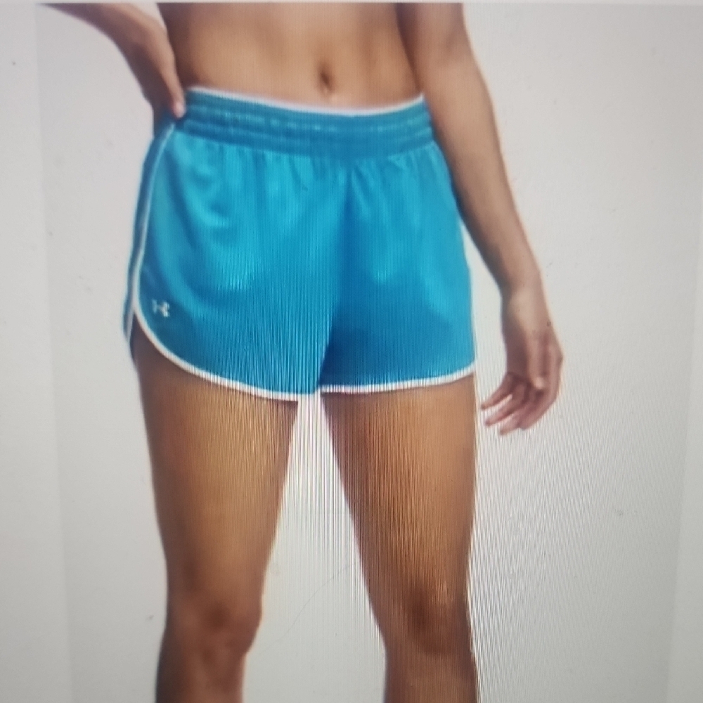 Under Armour Vanish Knit Women's Blue 2.5 Athletic Shorts Size L